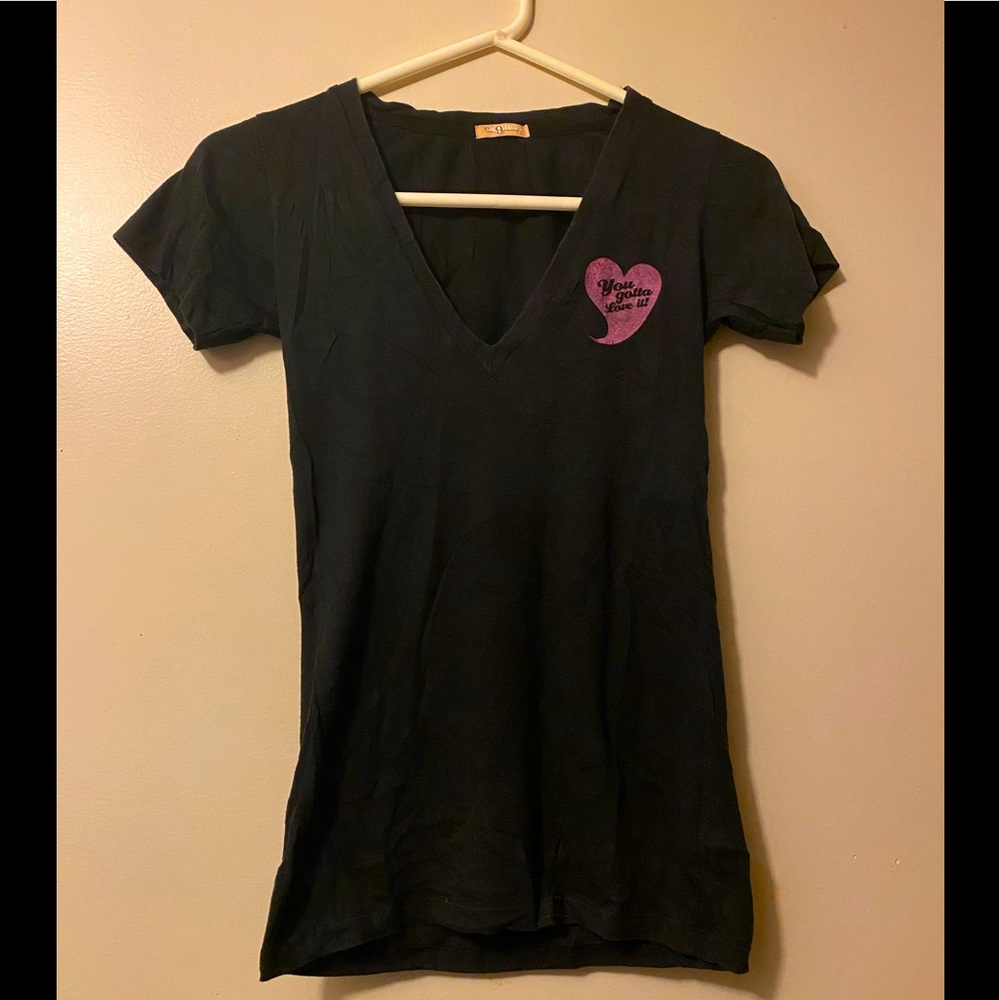 XS engine black t-shirt